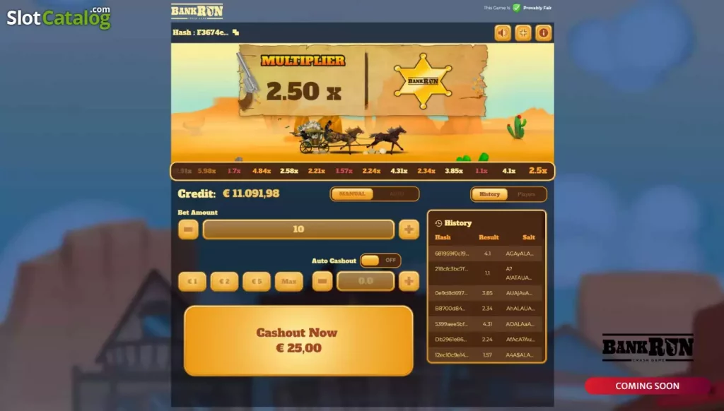 Bank Run Slot takes place in a bustling city