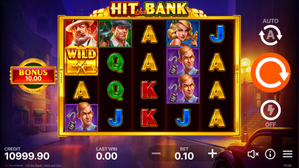 Bank Run Slot is an action-packed game