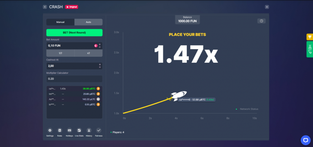 Bitstarz Crash Casino is centered around a unique concept known