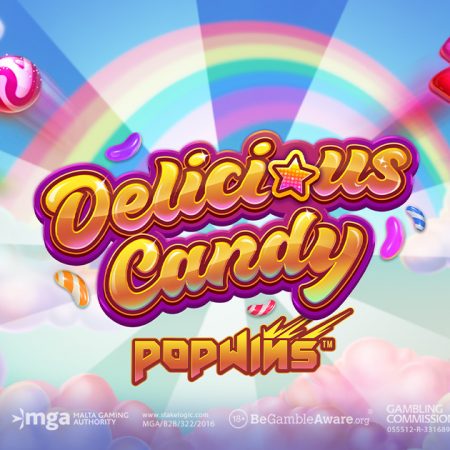 Experience a Sweet Sugar Rush with Delicious Candy™ Popwins™ by Stakelogic